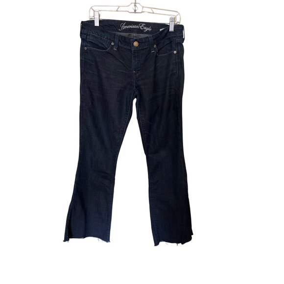 American Eagle Real Flare Jeans Size 8 Cowgirl Western Rodeo Ranch - Picture 1 of 13